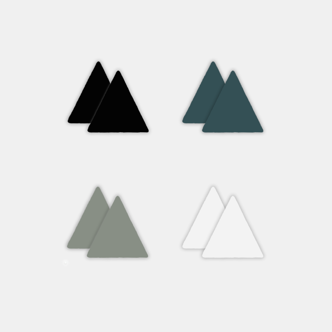 Shappy Shapes - Kolmiomagneetit 6 kpl