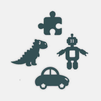 Everyday Icons: Symbol Set - Hyllylokerikko - Sage Green
