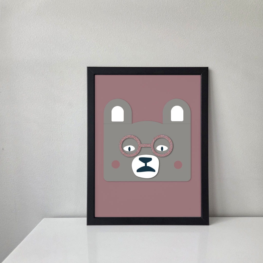 Magnetic Friends: Beary - Taulu 30 x 40cm