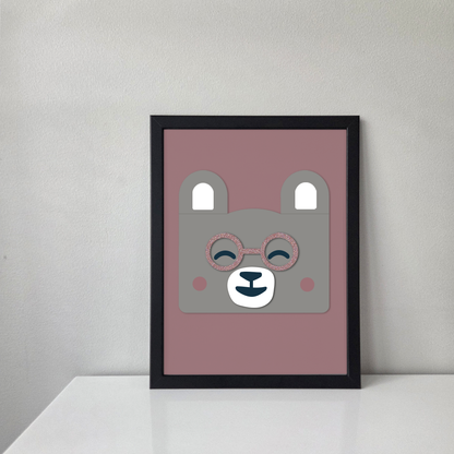 Magnetic Friends: Beary - Taulu 30 x 40cm