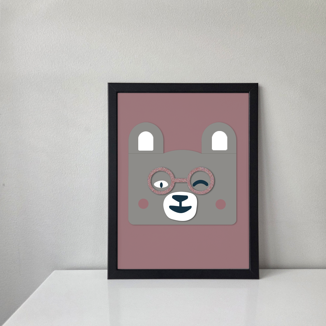 Magnetic Friends: Beary - Taulu 30 x 40cm