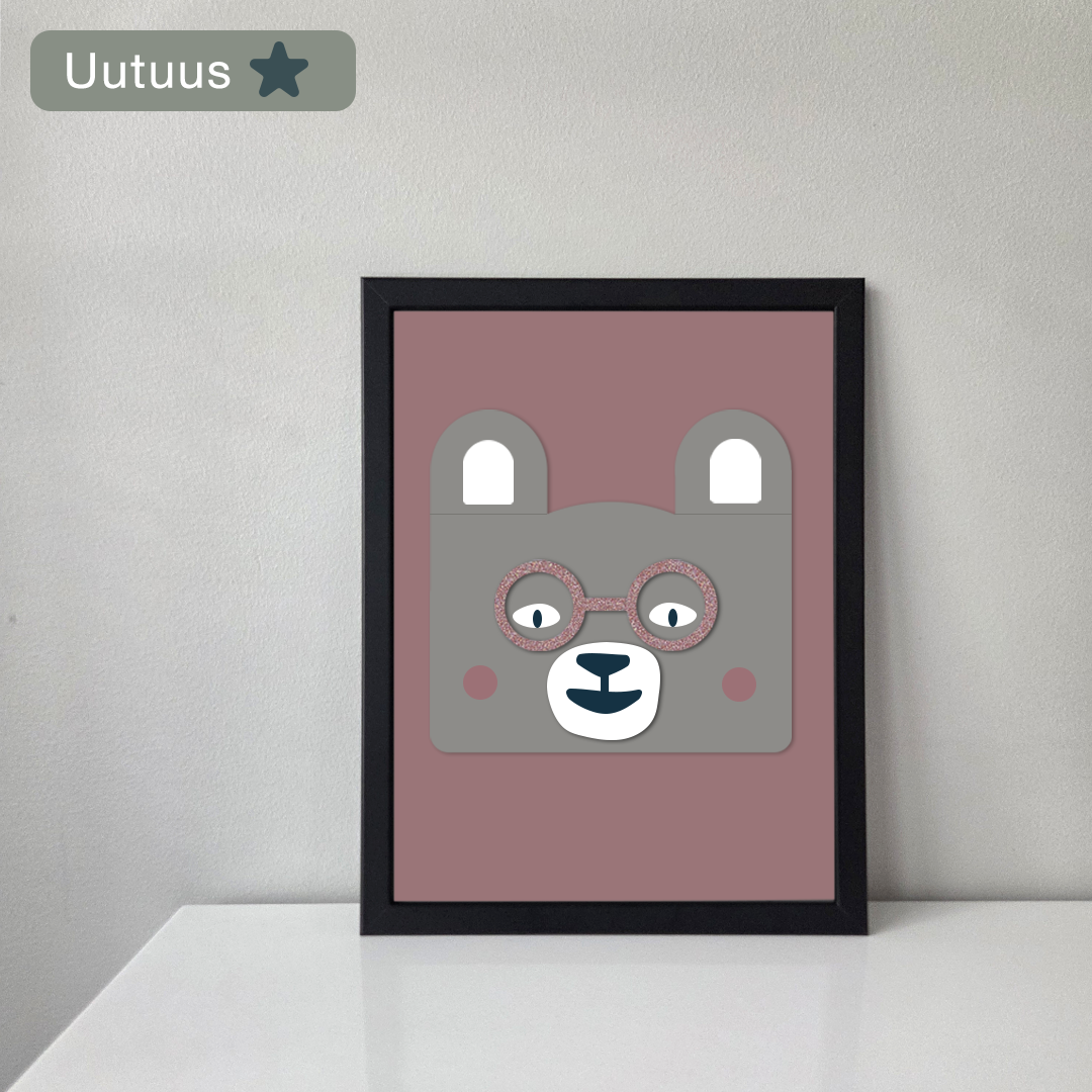 Magnetic Friends: Beary - Taulu 30 x 40cm