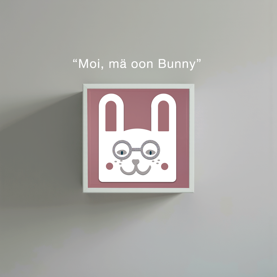 Magnetic Friends: Miss Bunny - Kuutiokaappi