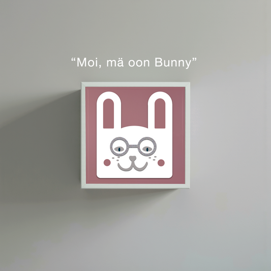 Magnetic Friends: Bunny - Kuutiokaappi