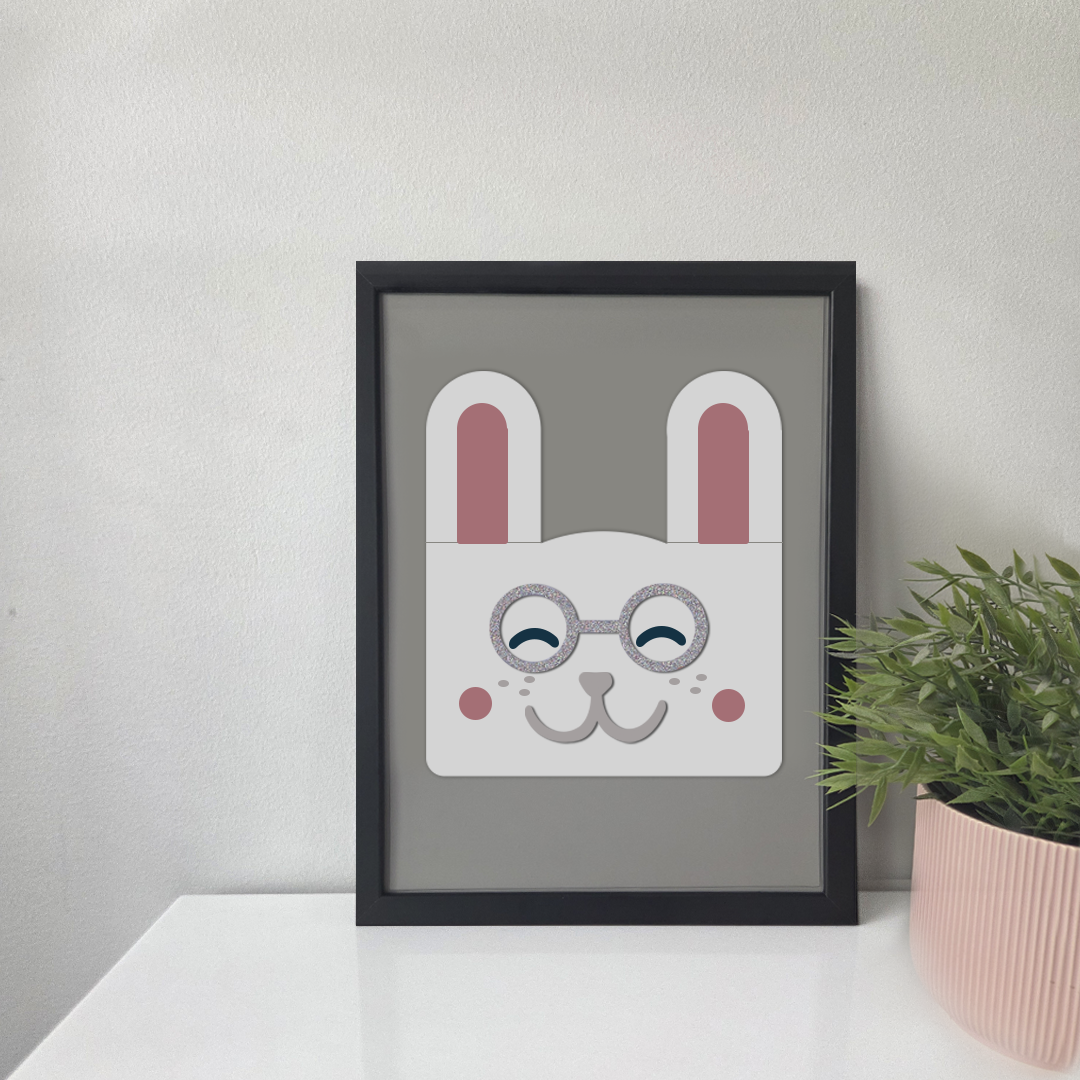 Magnetic Friends: Bunny - Taulu 30 x 40cm