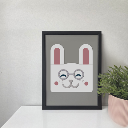 Magnetic Friends: Bunny - Taulu 30 x 40cm