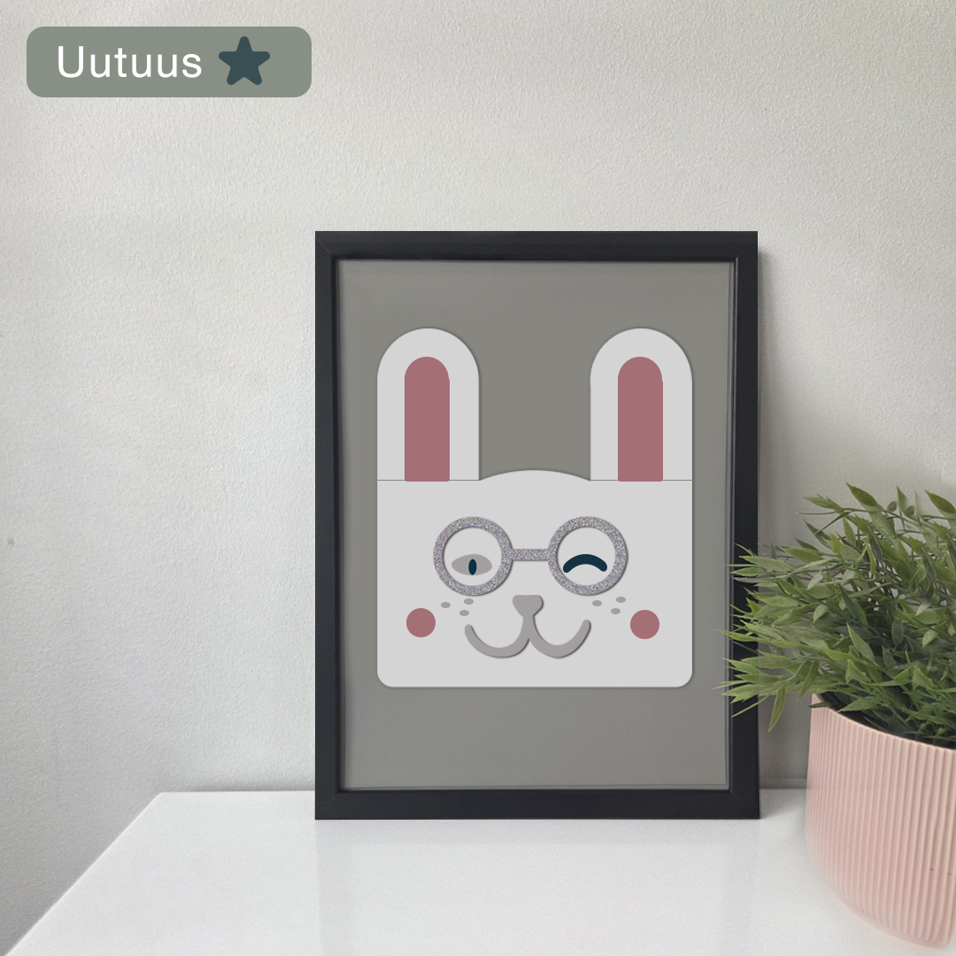 Magnetic Friends: Miss Bunny - Taulu 30 x 40cm