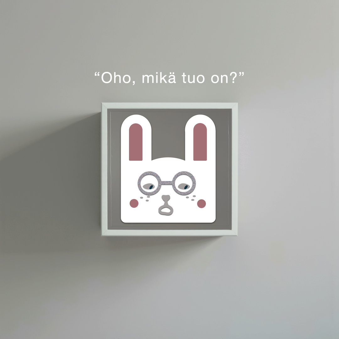 Magnetic Friends: Miss Bunny - Kuutiokaappi
