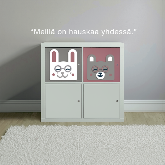 Magnetic Friends: Beary & Bunny - Hyllylokerikko