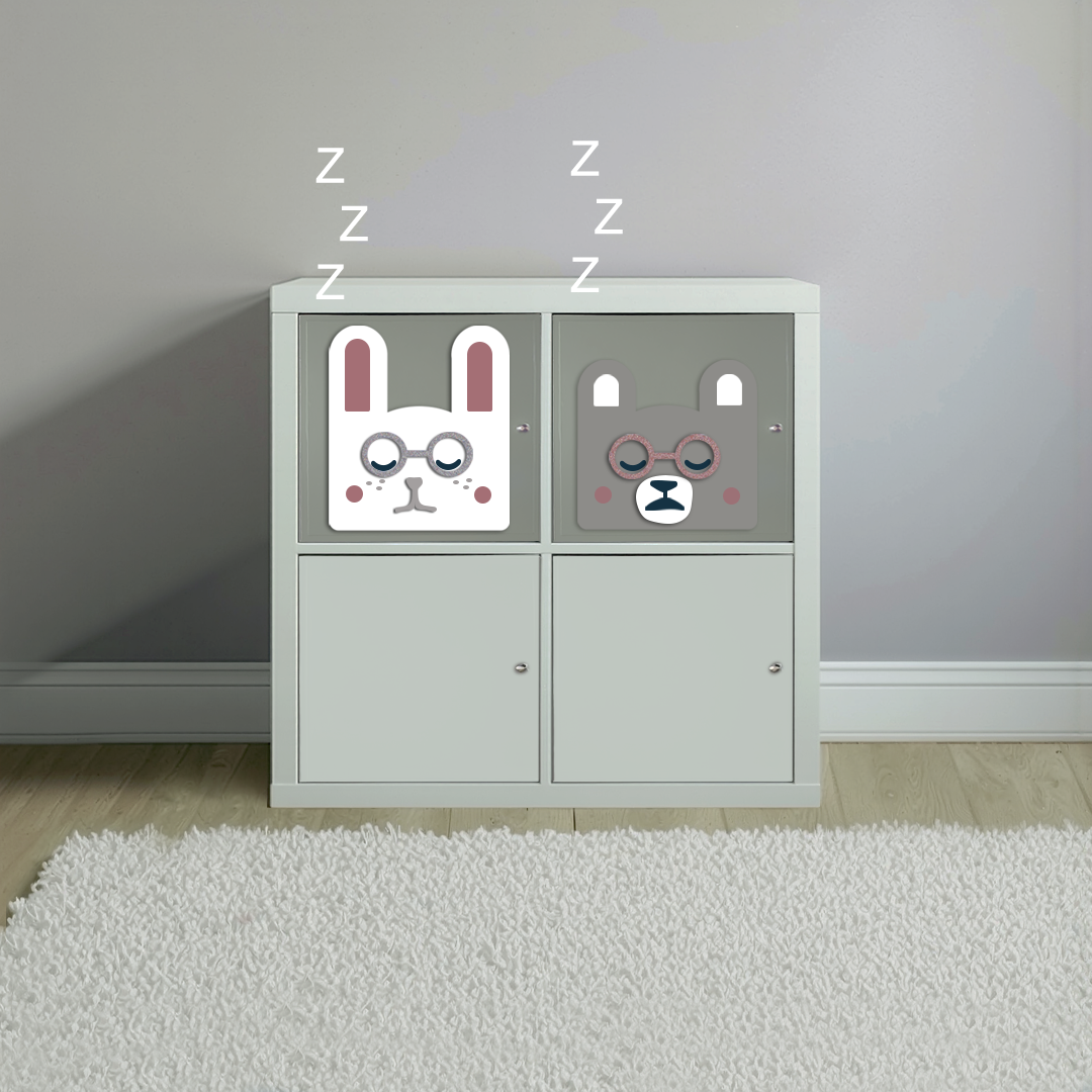 Magnetic Friends: Beary & Bunny - Hyllylokerikko