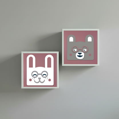 Magnetic Friends: Miss Bunny/Miss Catty - Mix A Mood -lisäosat