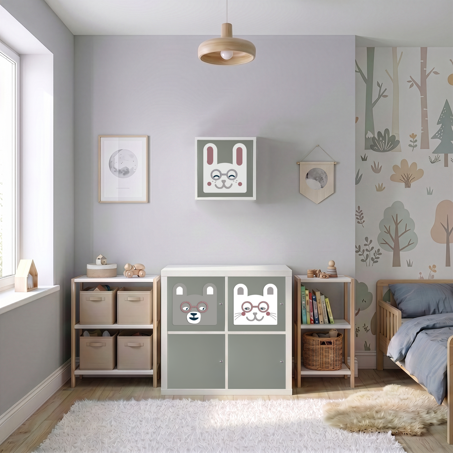 Magnetic Friends: Beary & Bunny - Hyllylokerikko