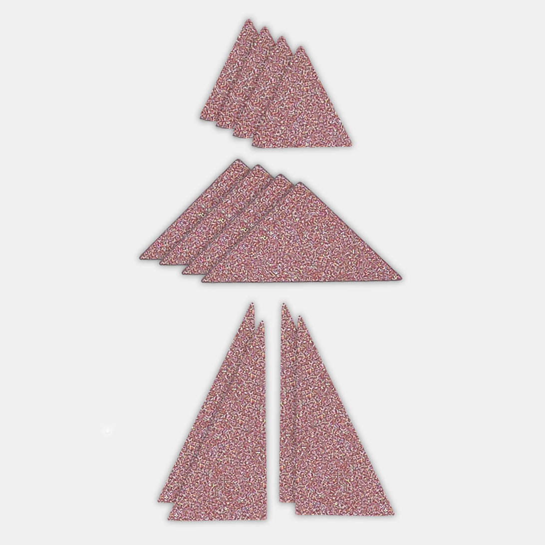 Shappy Shapes - Glitter - Kolmiomagneetit 12 kpl