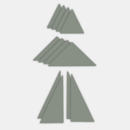 Shappy Shapes - Kolmiomagneetit 12 kpl