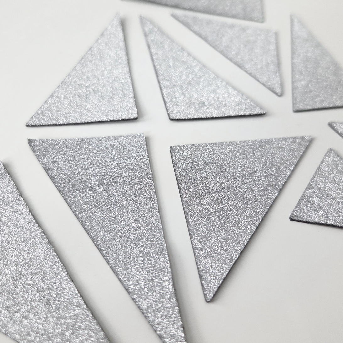 Shappy Shapes - Glitter - Kolmiomagneetit 12 kpl