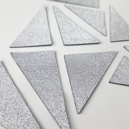 Shappy Shapes - Glitter - Kolmiomagneetit 12 kpl
