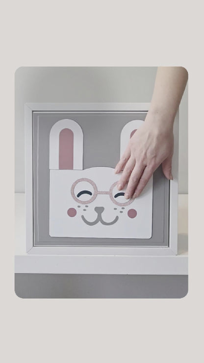 Magnetic Friends: Miss Bunny- Hyllylokerikko
